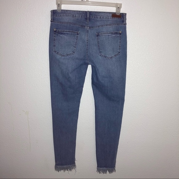Justusa Distress Stretch Fringe Jeans 31 - Picture 3 of 6